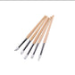 Cuticle Pusher Set Wooden 5pc
