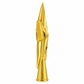 Gold 3D Star Christmas Tree Topper, 20cm