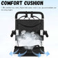 M-Care Ultralight Wheelchair Foldable Lightweight Aluminium Transport Wheelchairs, Extra Narrow With Brake, Travel & Folding Wheelchair