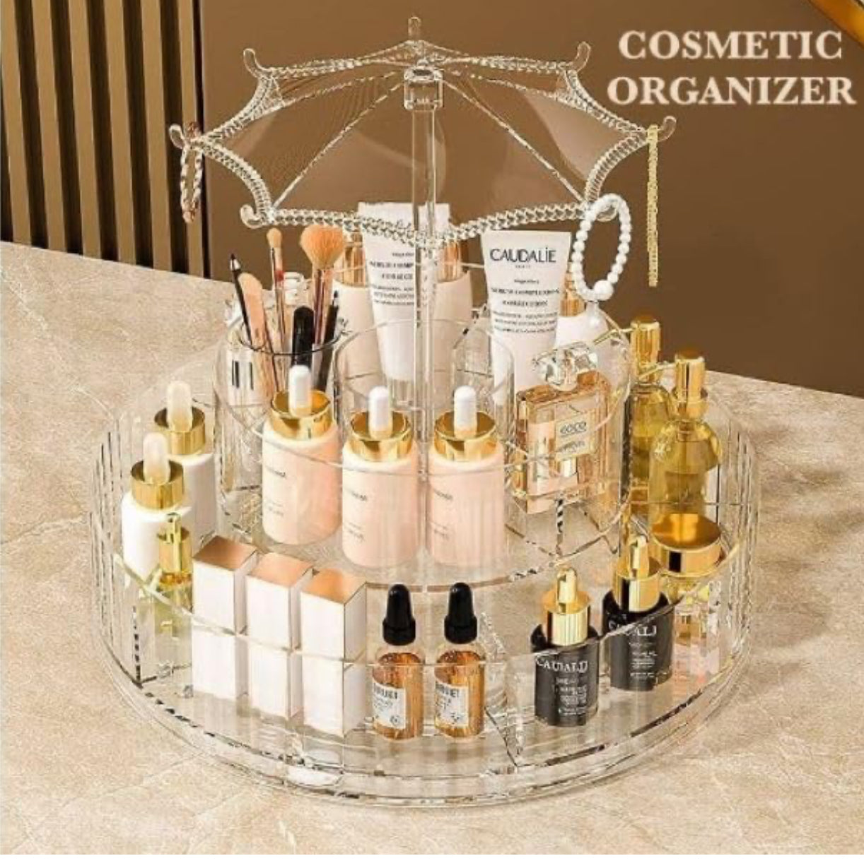 MHome Rotating Cosmetic Storage Box Large Capacity
