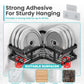 Corner Shower Caddy, Stainless Steel Shower Organizer Shelf with Soap Holder, Bottle Holder & Hook Wall-Mounted Shower Shelves with 16 Hooks, Bathroom Shower Rack (Black) 5pc