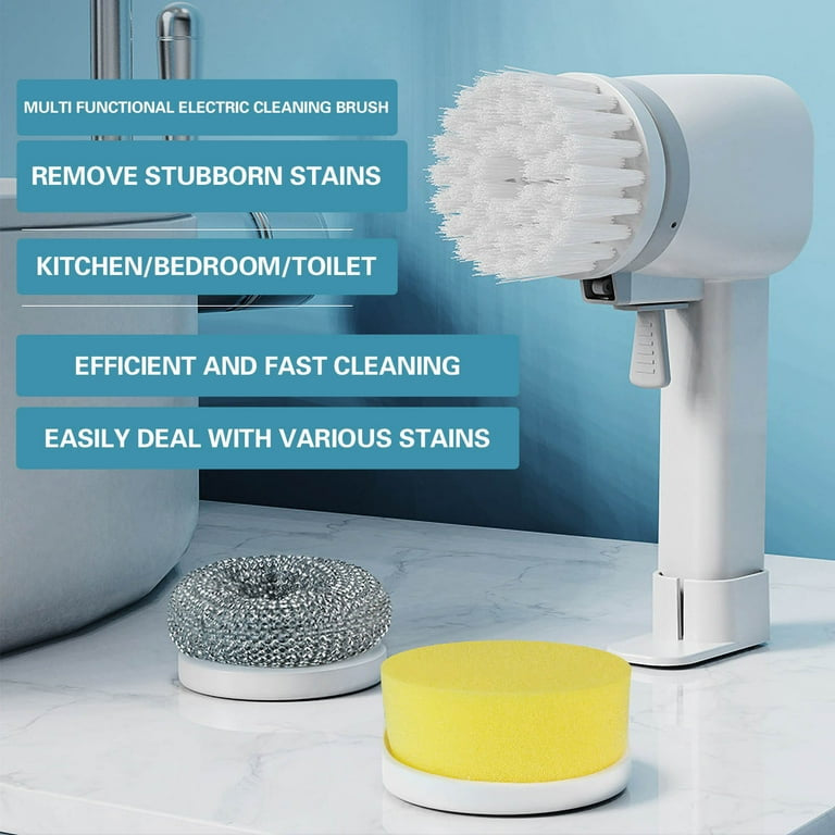 Multifunctional cleaning brush, household brush, steel wire brush, kitchen and bathroom brush