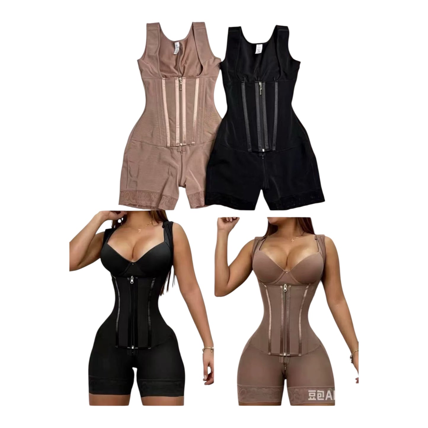 Ladies Full Body Compression Shaper -Various Colours