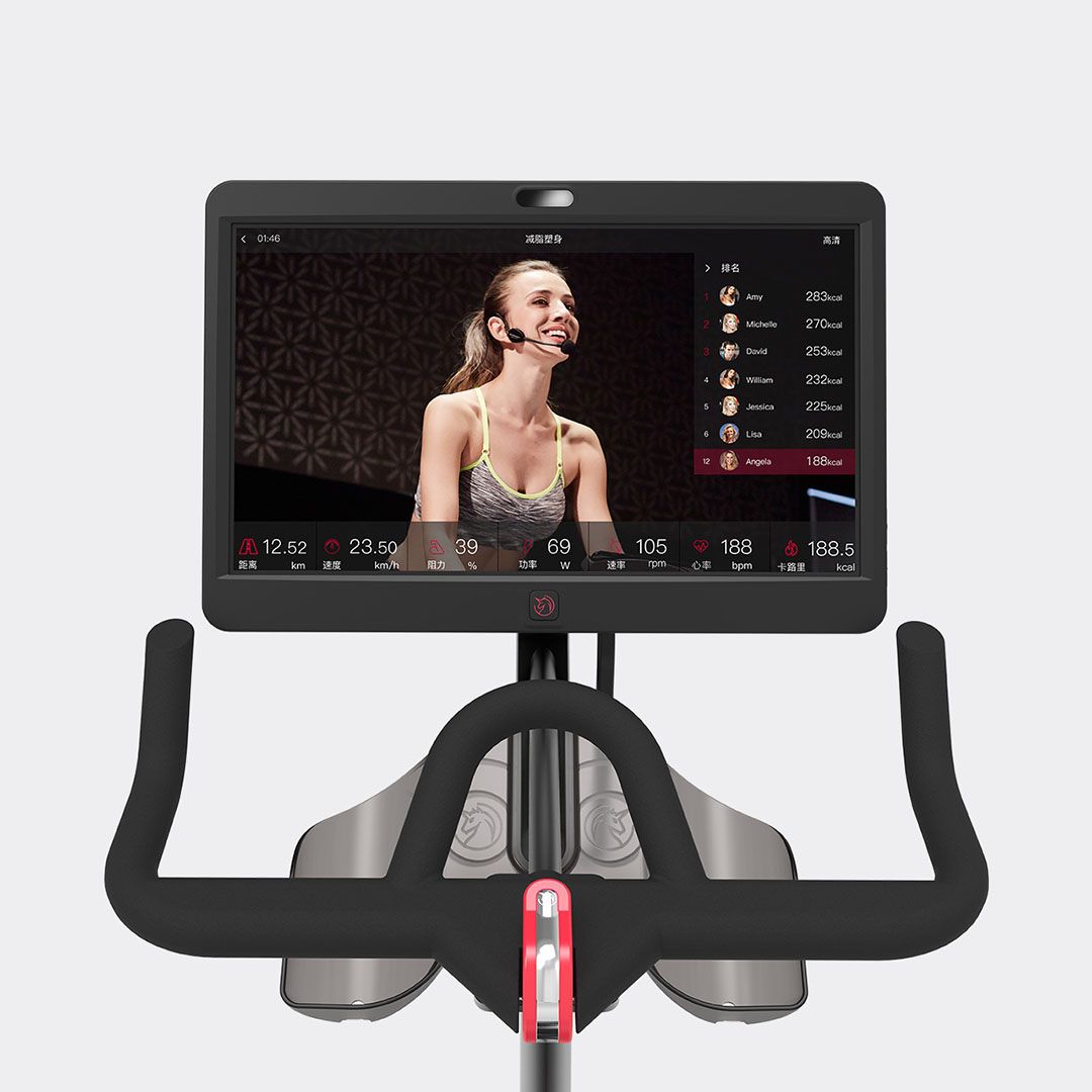 V1-Plus Smart Spinning Bike with 21.5” HD Screen