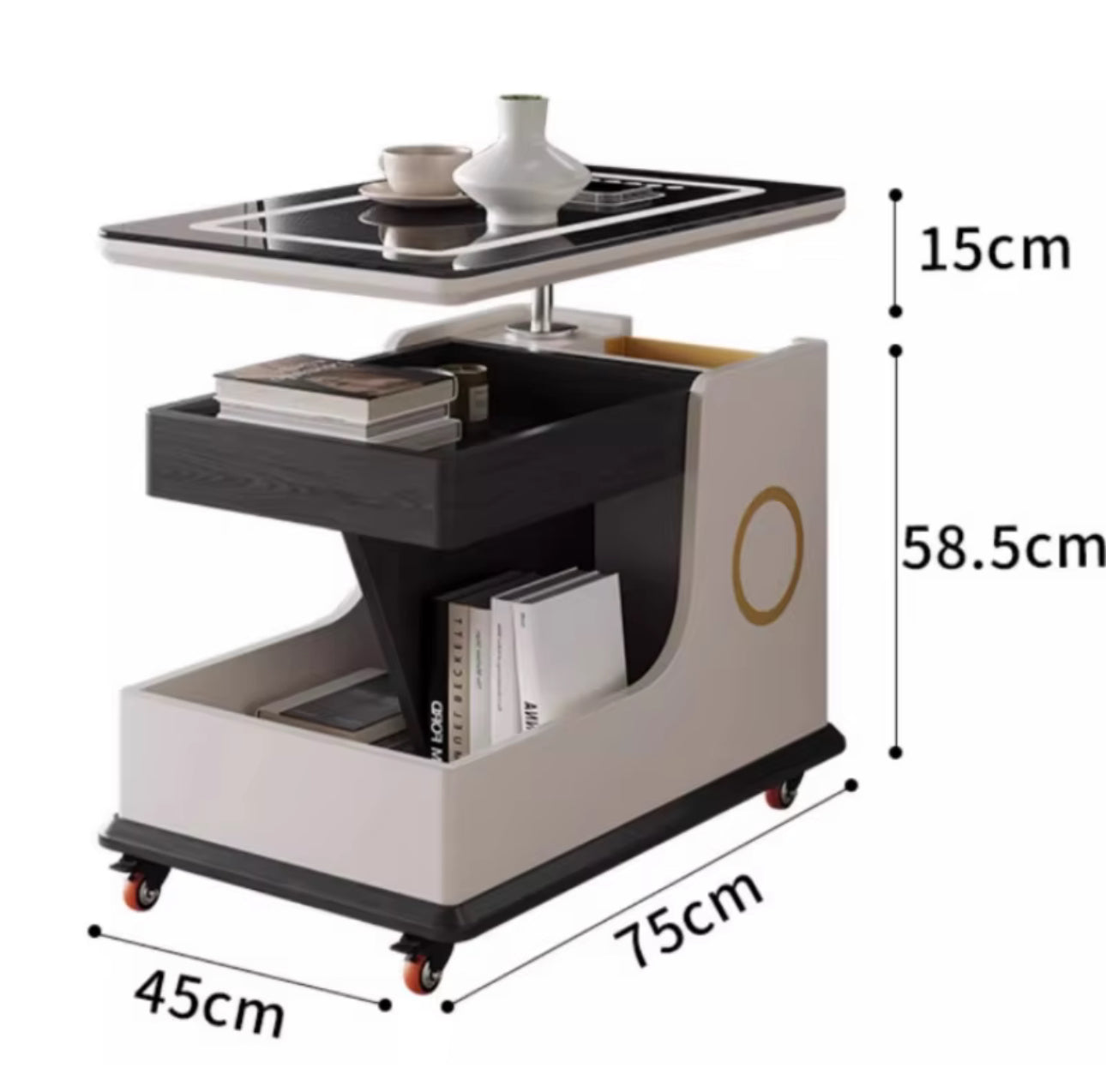 MFurn Ultimate Modern Side Table for Home with Touch Screen & Speaker - Pre-Order Sales Now Available