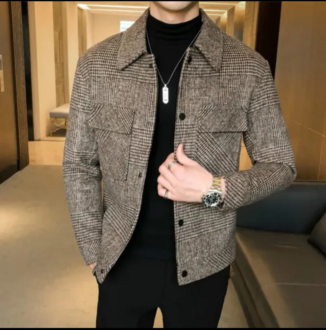 Men’s Winter Woollen Jacket - Various Options