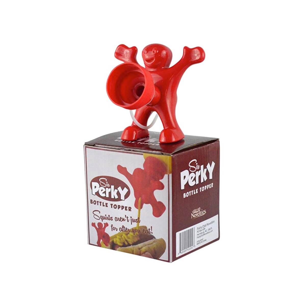 Sir Perky Bottle/Condiment Stopper