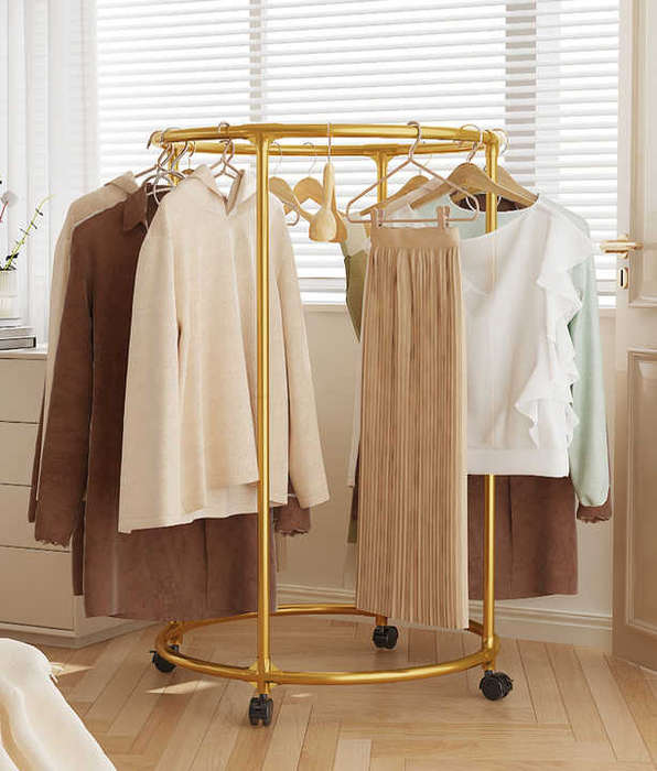 MHome Steel Clothes Airer Shape Free Standing Laundry Drying Rack Multifunctional Folding Clothes Dryer