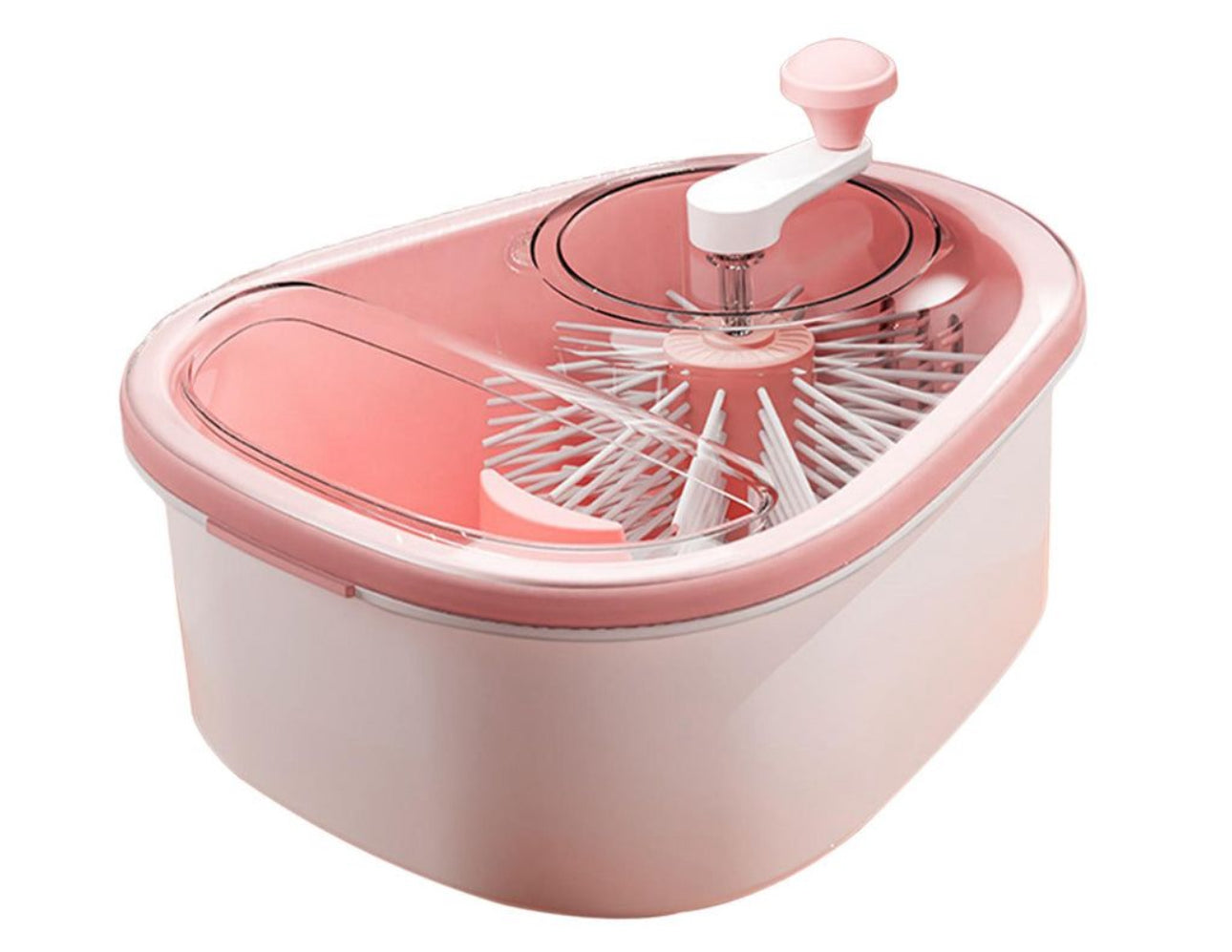 Generic
Joice Loop Fruit Cleaner Large Fruit Washer Spinner with Urinal, Cap, Softener, Spinner Arm and Self-Drain System, for Cleaning Fruits and Vegetables with Full Sided Rotating Cleaning Brush
