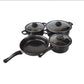 MHome Non-Stick Cookware 13pc Various Colour Options