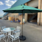 MFurn Angelique 7-Piece Outdoor Patio Dining Set with Umbrella