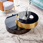 Minimalist Italian Style Centre Table Nesting, Round Rotating Table-Various Options