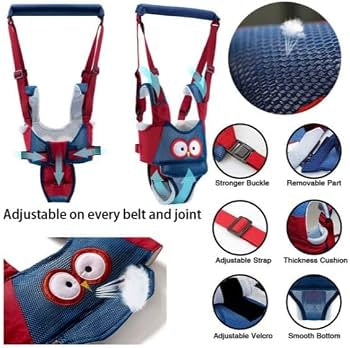 Adjustable Toddler Infant Walker Harnesses Standing Up and Walking Learning Helper With Detachable Crotch