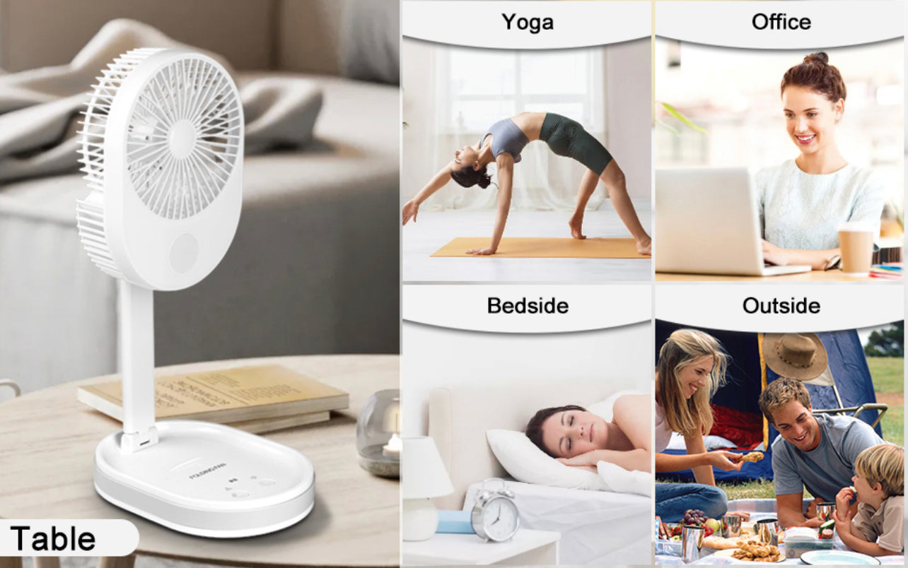 MULTI-FUNCTION FOLDING FAN WITH LIGHT