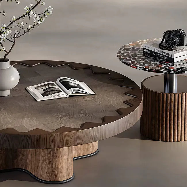MFURN Simpson Mid-century Creative Coffee Table Set 2pc