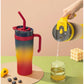 MHome 3-Piece Water Bottles with Handle & Straw in Dazzling Colours