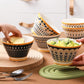 Ceramic Rice Bowl Set 4pc
