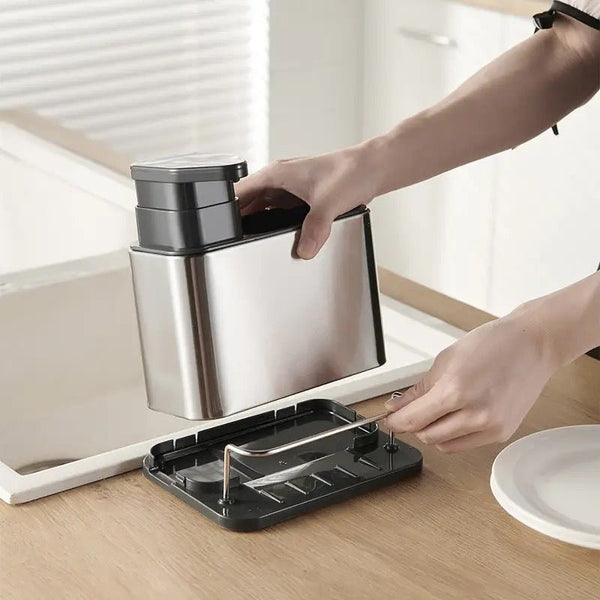 Stainless Steel Soap Dispenser & Sink Organiser