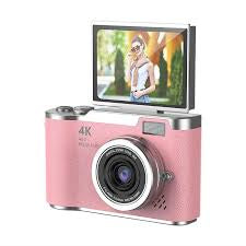 MTech 8X Zoom Digital Camera for Vlogging, 1080P HD, 2.4" IPS Screen, Rechargeable with Card Reader & OTG, Photo/Video/Webcam, Ideal Gift for Teens Beginners