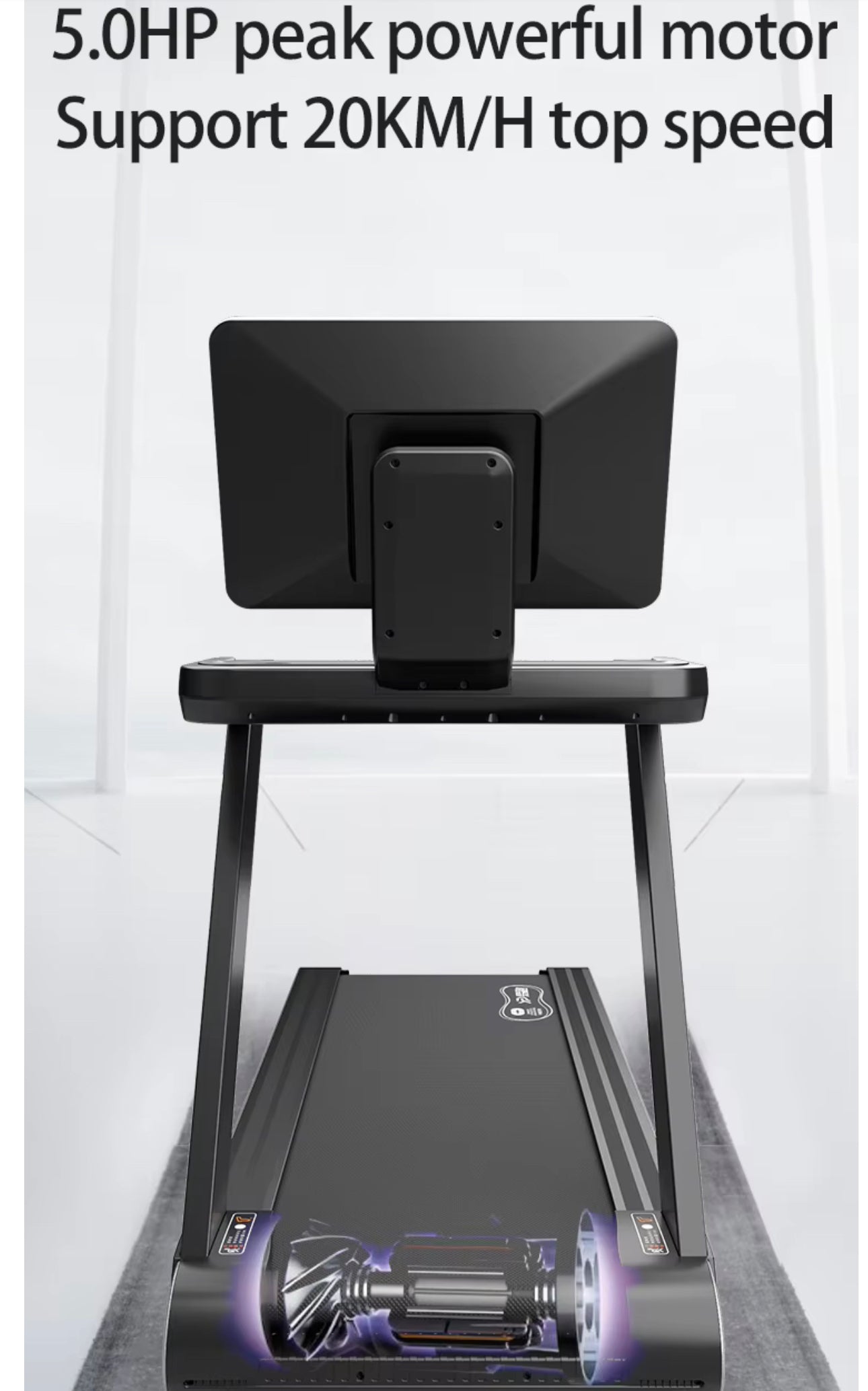 Pro-Sportz MX Commercial Treadmill 21.5” HD Touch Screen, Bluetooth, AC Motor, RF-Pro Suspension & Auto Incline For Premium Fitness