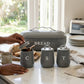 MHome 4-Piece Vintage Style Bread Bin And Canister Set-Various Colours