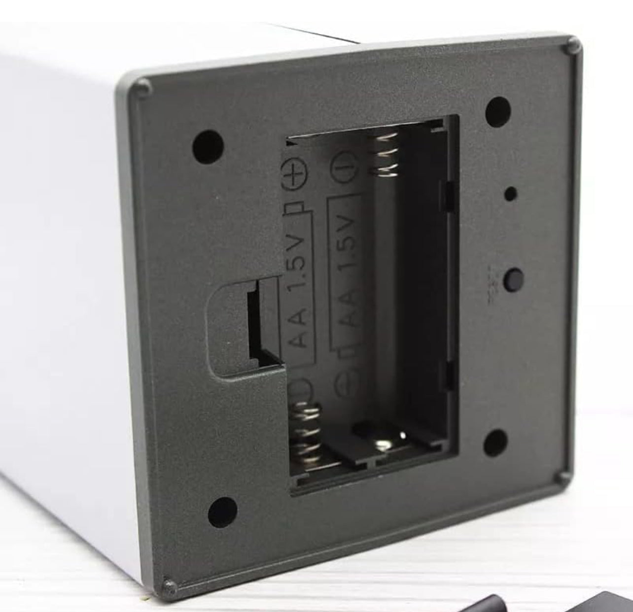 Cube Pen Stand With Digital Alarm Clock
