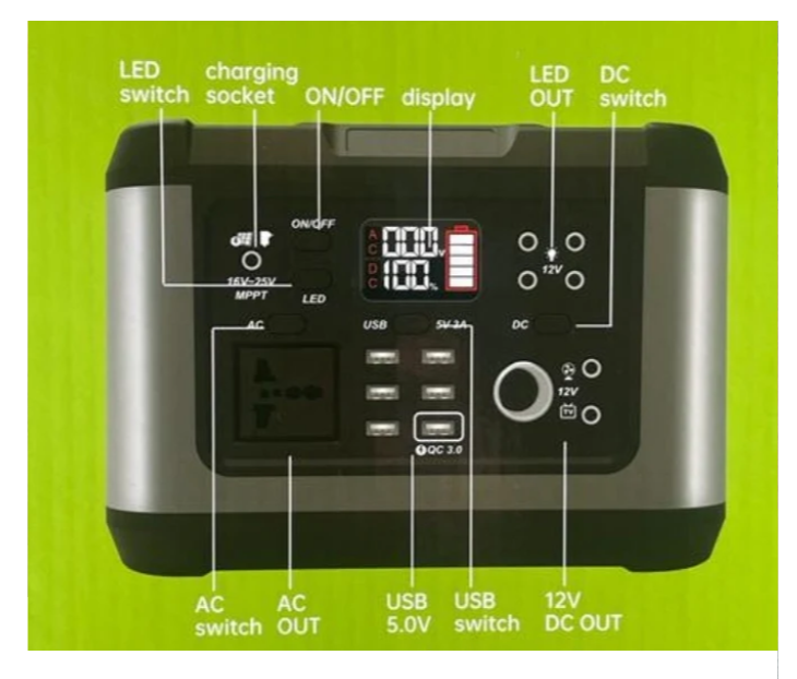 Mobile Solar Power Station 500watt