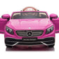 Licensed ride-on car for children Mercedes S650 MAYBACH, 90W, 12V, premium, pink or red