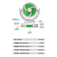 Solar Fan With Multifunction Light