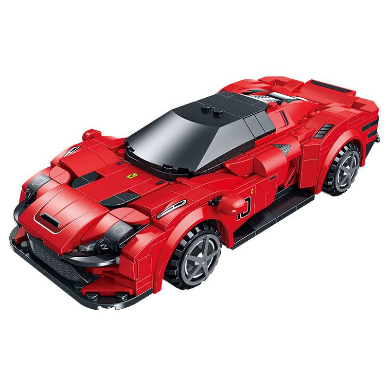 GAOMISI Generic FERRARI Racers Speed Racing Model Toy Set 379pc