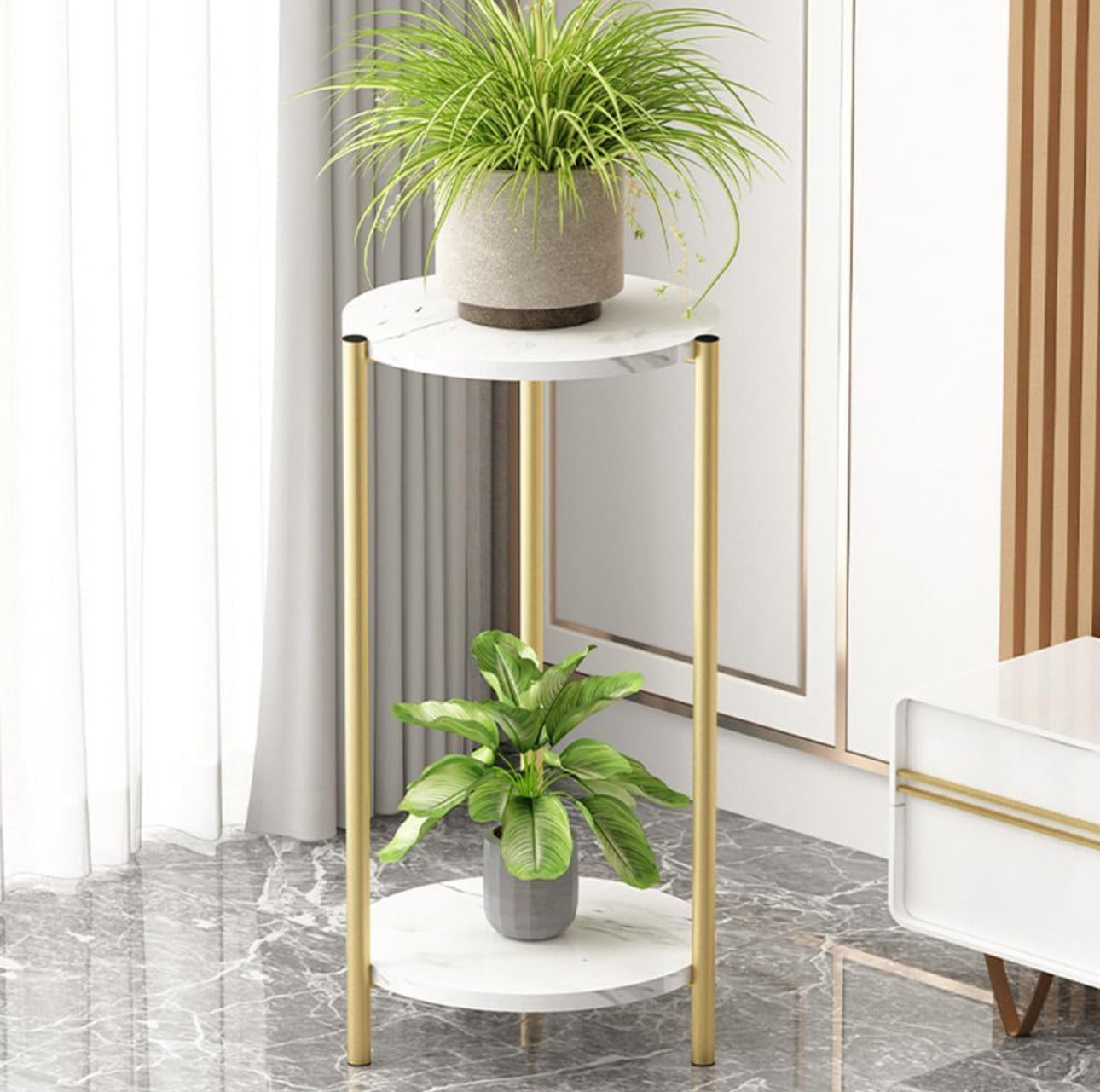 MFurn Flower Stand, Slim, 2 Tiers
