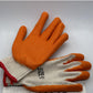 Latex Premier White/Orange Protective Hand Glove