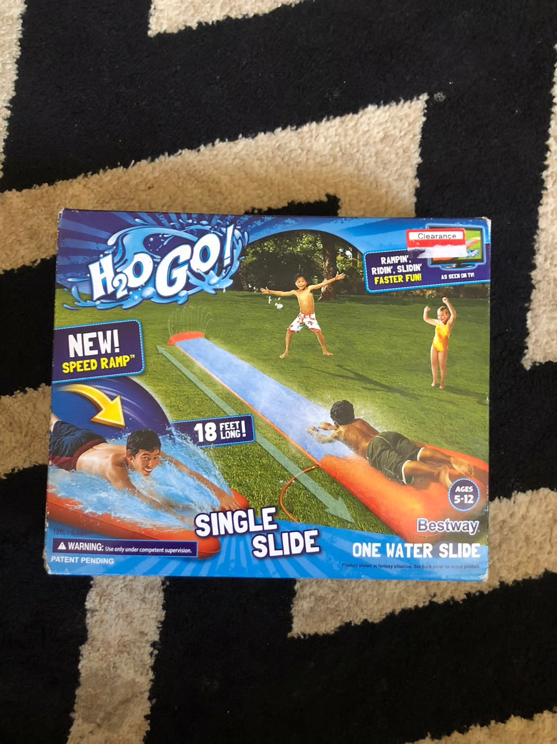 Speed Water Slide 3.6m – Backyard Lawn Sprinkler Slide for Summer Fun