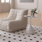 MFurn Modern Bell-Base Side Table Set 2pc- Minimalist Round Design Available In Black or White