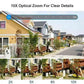 MTech 12MP Solar CCTV Camera | Wireless Outdoor Security with Color Night Vision
