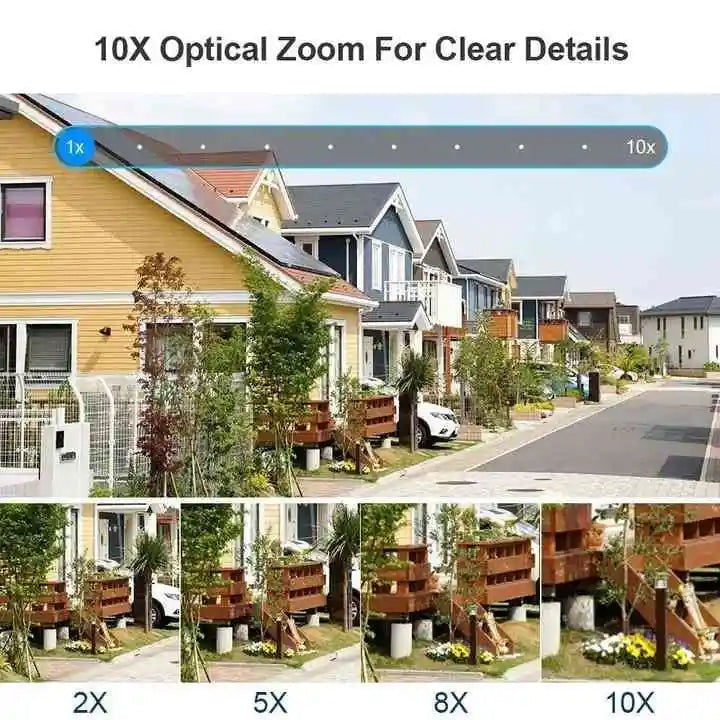 MTech 12MP Solar CCTV Camera | Wireless Outdoor Security with Color Night Vision