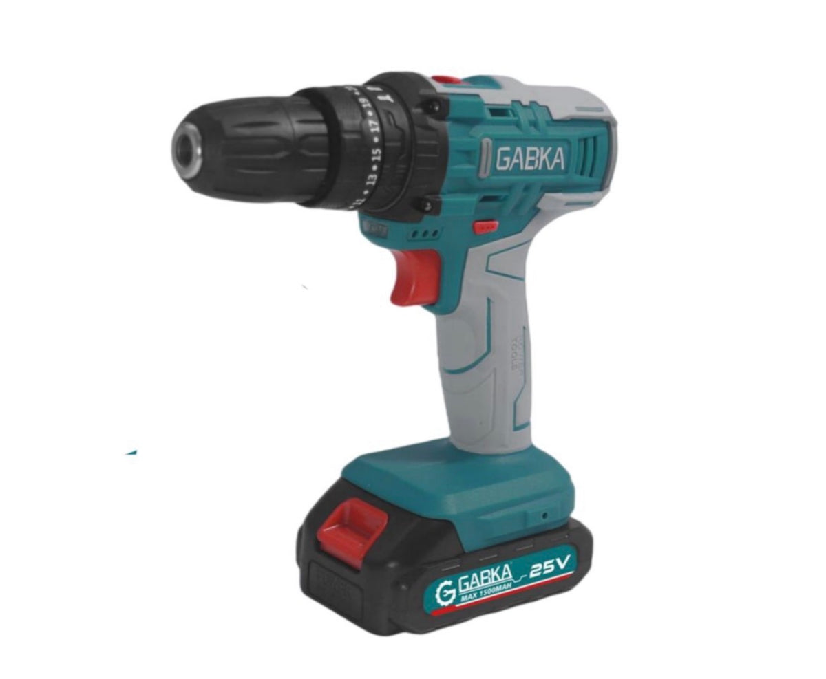 GABKA GA-88120 25V Lithium-Ion Cordless Drill Inc 2 Batteries