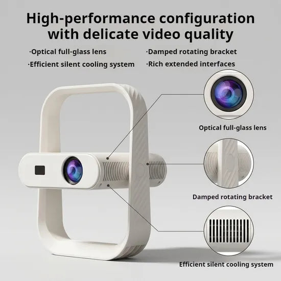 MTech Home Android 14 Smart Projector HY370