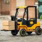Megastar Ride On 12 V Forklifter Power Rider With 2 Seats Truck For Kids - Yellow