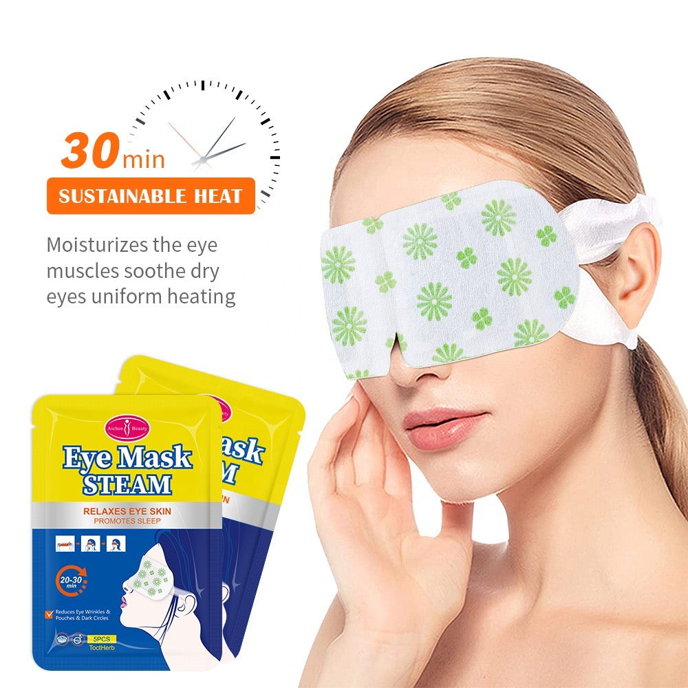 Steam Eye Mask for Dry Eyes, Dark Circles and Puffy Eyes Box Of 5