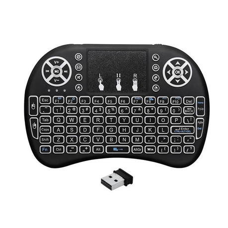 Mini Wireless LED Keyboard