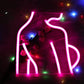 Lady’s LED Neon Back Silhouette Sign