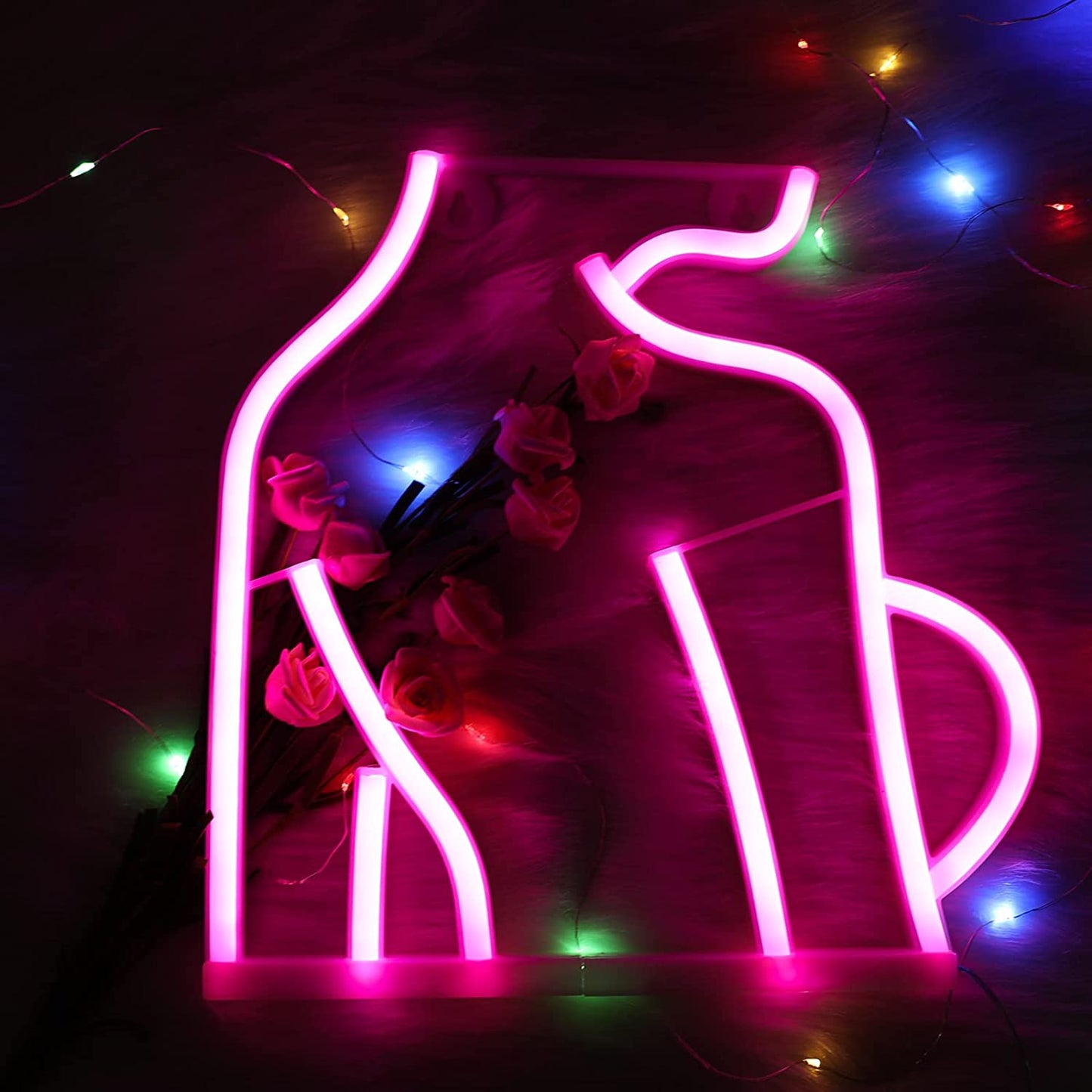 Lady’s LED Neon Back Silhouette Sign