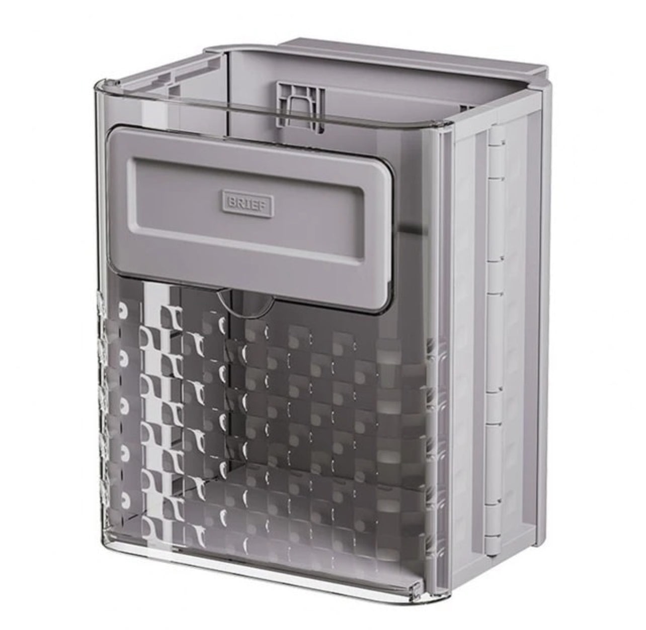 Hanging Kitchen Trash Can, Collapsible Waste Bin, Small Plastic Folding Hang Garbage Can for Cabinet Bedroom Bathroom Kitchen Office Car.