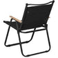 MFurn Black Folding Camping Chair