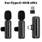 MTech 4-in-1 Wireless Lapel Clip-On Microphone for Phones, PCs & Cameras