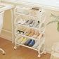 Mhome 4-Layer Shoe Rack with Circular Frame