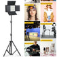 Pro LED 600 Photo And Video White Light Kit 2.1M Tripod And 2 Batteries