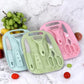 Magicorange Travel Cutting Board Set With Knife, Peeler, Scissors