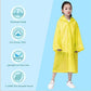 Raincoats For Kids ,Reusable EVA Children Raincoat for 6-14 Girls Boys, Portable Rain Jackets With Hood